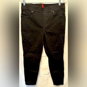 Spanx Perfect Pant Womens XL Petite Black Pull-On Ponte Ankle Stretch